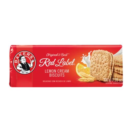 Bakers Red Label 200G Lemon Creams