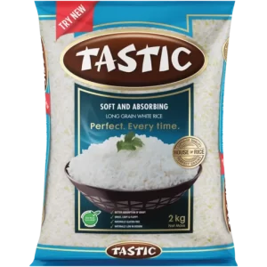 Tastic Long Grain Rice 2Kg White