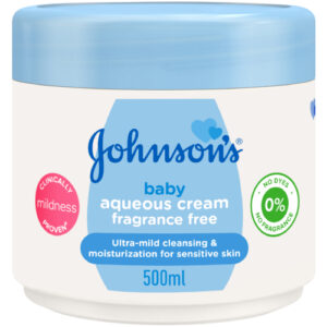 Johnson's Baby Aqueous Cream Fragrance Free 500ml