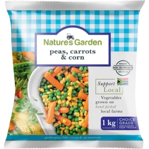 Natures Garden 1Kg Corn & Peas Mix