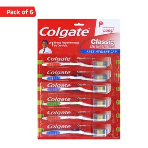 Colgate Toothbrush 6 Pack Classic Deep Clean
