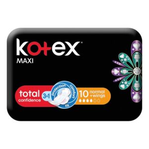 Kotex Designer Maxi Pads 10's Normal Wings