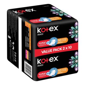 Kotex Designer Maxi Pads 20's Duo Normal+Wing