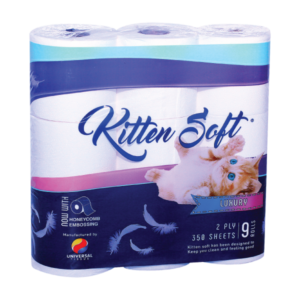 Kitten Soft 2Ply 9S 350 Sheets