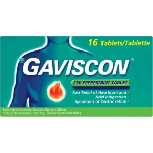 Gaviscon Peppermint Tablets 16 Tablets