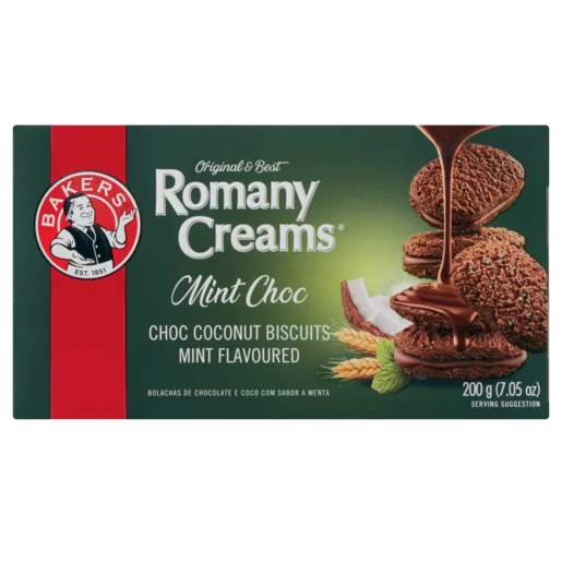 Bakers Romany Creams 200G Mint