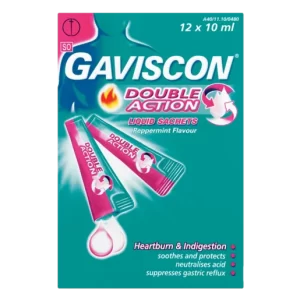 Gaviscon Double Action Liquid Sachets 12 x 10ml