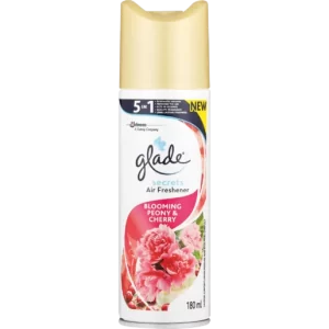 Glade Secrets Blooming Peony & Cherry Aerosol Air Freshener 180ml