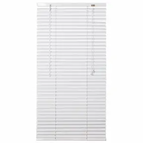 25mm Aluminium Venetian Blind – White 600mm x 1000mm