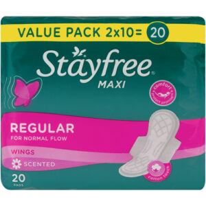 Stayfree Scented Regular Wings 20 Pads