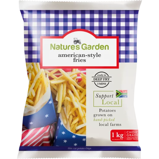 Natures Garden American Styre Fries 1Kg