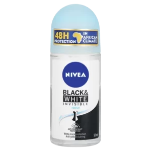 Nivea Black & White Ladies Invisible Fresh Anti-Perspirant Protection Roll-On 50ml