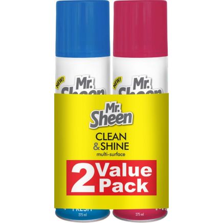 Mr Sheen Multi Surface Cleaner Banded Pack 2 X 300ml