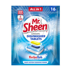 Mr. Sheen Automatic Dishwasher Detergent Tablets (16 Tablets)