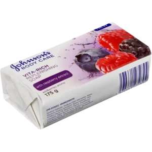 Johnson's Vita-Rich Raspberry Replenishing Soap 175g