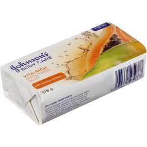 Johnson's Vita-Rich Papaya Replenishing Soap 175g