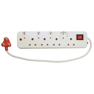Ellies FELP41S Medium Surge Protected 8-Way Multi-Plug