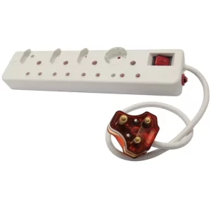 Ellies FBWP3 Surge Secure Protected 8-Way Multi-Plug