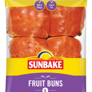 Sunbake Fruit Buns 6S