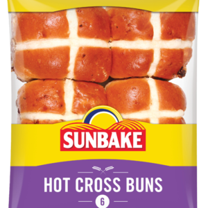 Sunbake Hot X Buns Traditional 6S