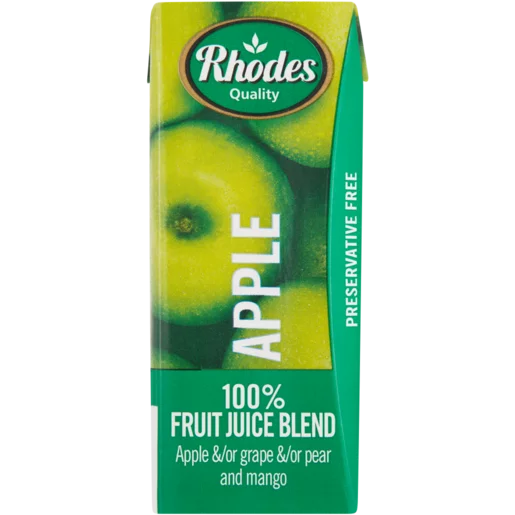 Rhodes 100% Juice 200Ml Apple