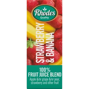 Rhodes 100% Juice 200Ml S/Berry & Banana