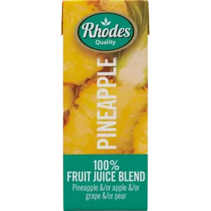 Rhodes 100% Juice 200Ml Pineapple
