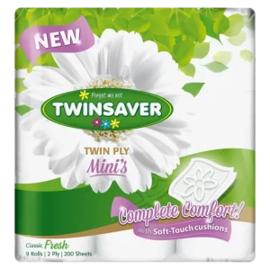 Twinsaver Toilet Rolls 2Ply 9S Mini