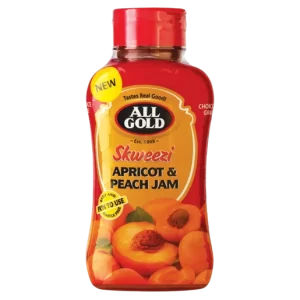 All Gold Jam Skweezi 460G Apricot &Peach