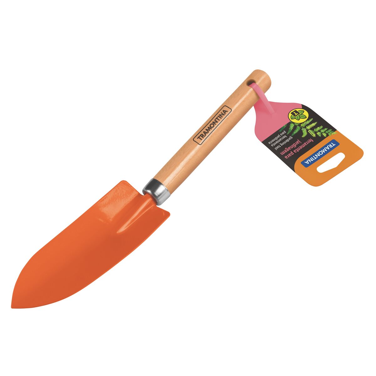Transplanting Trowel With Wooden Handle