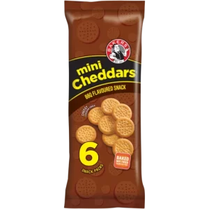 Bakers Mini Cheddar Multipack 6S Bbq