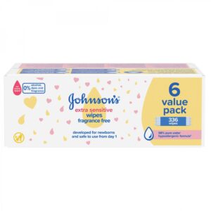 Johnson's Baby Extra Sensitive 366 Wipes
