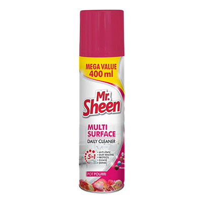Mr. Sheen Clean & Shine Multi Surface Cleaner 400ml Pot Pourri