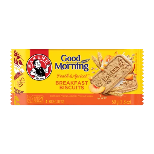 Bakers Good Morning 50G Peach & Apricot