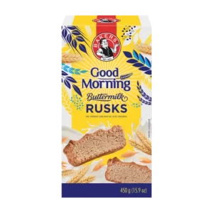 Bakers Good Morning Rusks 450G Bt/Milk