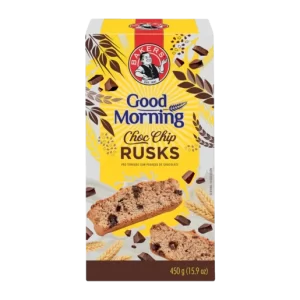 Bakers Good Morning Rusks 450G Choc Chip