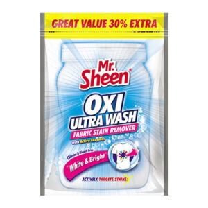 Mr. Sheen Oxi Ultra Wash White & Bright Fabric Stain Remover 520g