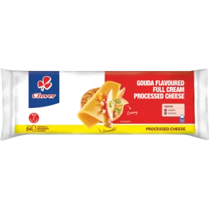 Clover Gouda Flavoured Full Cream Processed Cheese Slices Pack 810g