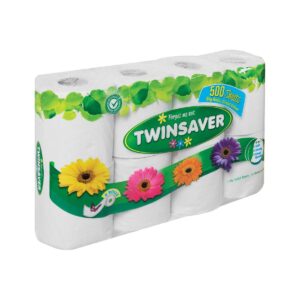 Twinsaver Toilet Rolls 1Ply 8S 500Sheets