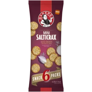 Bakers Salticrax Roasted O Multipack 6S