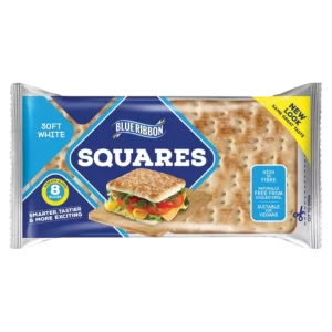 Blue Ribbon Sandwich Squares White