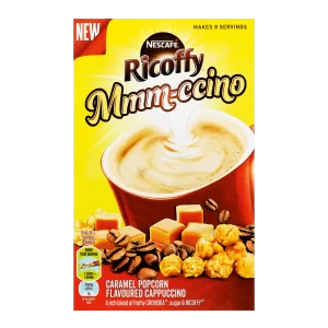 Ricoffy Mmm-Ccino 8X32G Caramel Popcorn