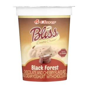 Clover Bliss Black Forest Flavoured Double Cream Yoghurt 175g