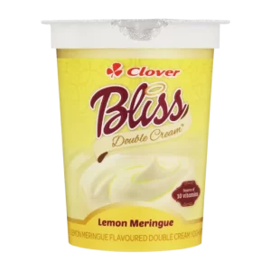Clover Bliss Double Cream Lemon Meringue Flavoured Yoghurt Based Dairy Snack175g