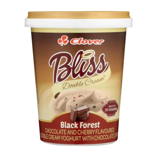 Clover Bliss Double Cream Black Forest Yoghurt Based Dairy Snack 500g