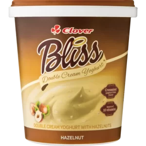 Clover Bliss 1Kg Double Cream Yog Hazeln