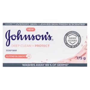 Johnson's Almond Blossom Deep Clean + Protect Soap Bar 175g