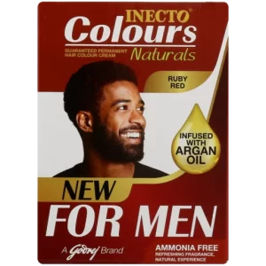 Inecto Ruby Red Naturals Men's Hair Colour Cream 14ml