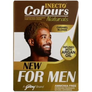 Inecto Caramel Blonde Naturals Men's Hair Colour Cream 14ml
