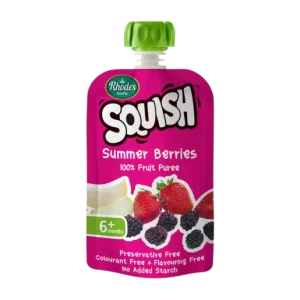 Rhodes Squish Summer Berries Fruit Puree 6 Months+ Pouch 110ml